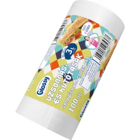 GLOSSY Uzsonnás tasak tekercsben 3 l