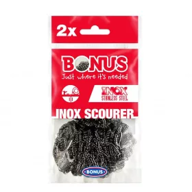 Bonus fém dörzsi INOX spirál 2 db