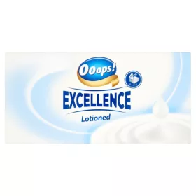   Ooops! Excellence dobozos papírzsebkendő 4 rétegű 80 db Lotioned