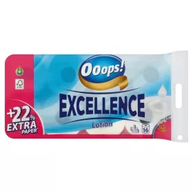 Ooops! Excellence toalettpapír 16 tekercs 3 rétegű Lotion