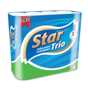 Star Trio toalettpapír 3 rétegű 32 tekercs
