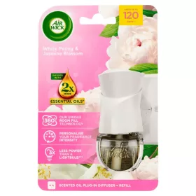   AirWick Elektromos Készülék Utántöltővel Fehér Virágok 19 ml