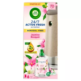   AirWick Active Fresh készülék és utántöltő - Jázmin csokor 228 ml