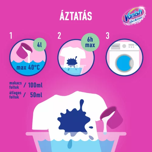 Vanish Folttisztító Folyadék 3 l White