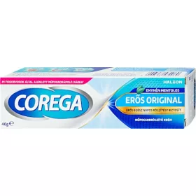   Corega Erős műfogsorrögzítő krém 40 g Original/Extra Strong