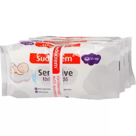SUDOCREM törlőkendő 4*55 lap Soft clean