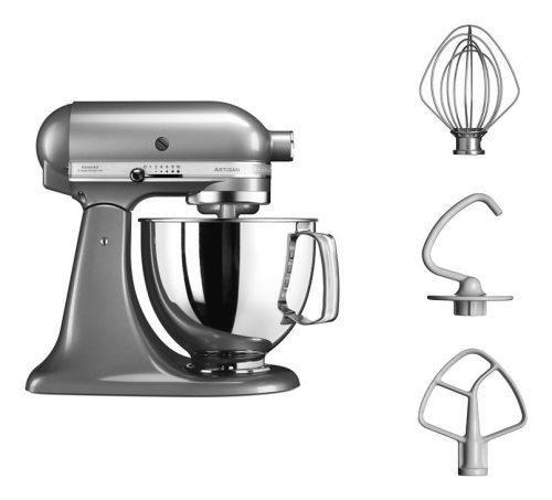 KitchenAid Artisan konyhai robotgép 4, 8l + keverőtál - Ezüst