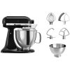 KitchenAid Artisan konyhai robotgép 300W, 4.8L - Fekete