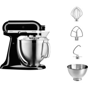 KitchenAid Artisan prémium konyhai robotgép 4,8l - Fekete