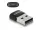 Delock USB 2.0 adapter A-típusú USB apa - USB Type-C anya fekete (60002)