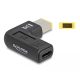 DeLock notebook töltő adapter USB-C anya -> Lenovo 11,0 x 4,5 mm apa hajlított (60003)