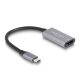 Delock USB Type-C  adapter HDMI (DP Alt Mode) 8K-hez HDR funkcióval alumínium (60021)