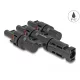 Delock DL4 napkonnektorok 1 x apa - 3 x anya