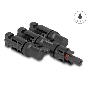 Delock DL4 napkonnektorok 1 x anya - 3 x apa