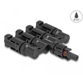 Delock DL4 napkonnektorok 1 x anya- 4 x apa