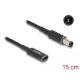 Delock Laptop töltőkábel adapterkábel USB Type-C anya - HP 7,4 x 5,0 mm apa 15 cm