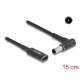 Delock Laptop töltőkábel adapterkábel USB Type-C anya - Sony 6,0 x 4,3 mm apa 90 fokban hajlított 15 cm