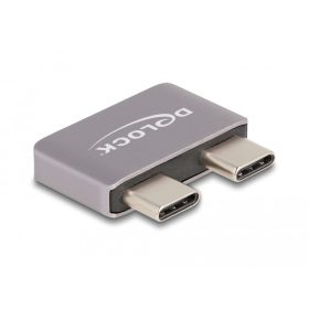   Delock USB Type-C  adapter USB 40 Gbps 2 x apa   2 x anya port védővel fém