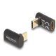 Delock USB-adapter 40 Gbps USB Type-C  PD 3.0 100 W 8K 60 Hz fekete