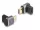 Delock USB Adapter 40 Gbps USB Type-C  PD 3.0 100 W csatlakozódugóval - csatlakozóhüvellyel, ívelt 8K 60 Hz fém kompakt