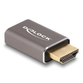 Delock HDMI adapter apa - anya 8K 60 Hz szürke fém