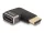 Delock HDMI adapter apa - anya 90  balra hajlítva 8K 60 Hz szürke fém (60082)