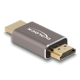Delock HDMI adapter apa - apa 8K 60 Hz szürke fém