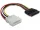 Delock 60112 Molex > SATA tápkábel 6cm