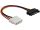 DeLock DL60115 Adapter Power SATA 4pin Molex -> 15pin SATA female