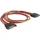 Delock 60132 Power SATA 15 Pin male > SATA 15 Pin female hosszabbító kábel 50 cm