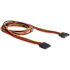   Delock 60133 Power SATA 15 Pin male > SATA 15 Pin female hosszabbító kábel 100 cm
