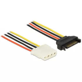   Delock 60139 Power SATA 15 Pin male > 4 Pin female kábel 30 cm