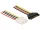 Delock 60139 Power SATA 15 Pin male > 4 Pin female kábel 30 cm