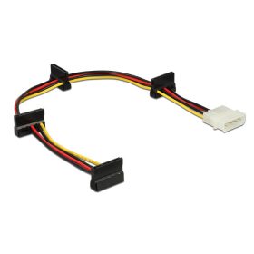   Delock átalakító kábel 4 x SATA HDD > MOLEX tűs (apa) (60142)