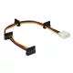 Delock átalakító kábel 4 x SATA HDD > MOLEX tűs (apa) (60142)