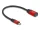 Delock USB 10 Gbps adapter USB Type-C  apa - USB A-típusú hüvely 15 cm piros fém (60172)