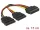 Delock kábel Power SATA 15 tűs > 2 x SATA HDD - egyenes (60174)