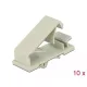 Delock Kábeltartó kiegészítő kapoccsal, szürke 10 db (60186)