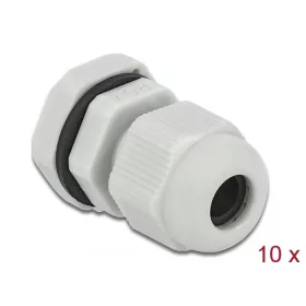 Delock PG7 tömszelence 10 db. szürke (60193)