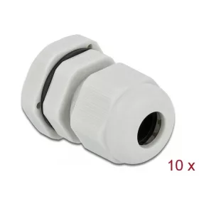 Delock PG9 tömszelence 10 db. szürke (60195)