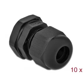 Delock PG11 tömszelence 10 db. fekete (60196)