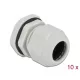 Delock PG19 tömszelence 10 db. szürke (60221)
