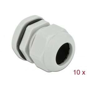 Delock PG25 tömszelence 10 db. szürke (60225)