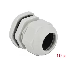 Delock PG29 tömszelence 10 db. szürke (60227)