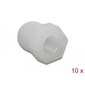   Delock 10 db. természetes színű hatszögletű védősapka M5 csavarmenet kialakítással a belsejében (60235)