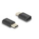 Delock USB Adapter 40 Gbps USB Type-C  PD 3.1 240 W csatlakozódugóval - csatlakozóhüvellyel, portkímélővel 8K 60 Hz (60237)