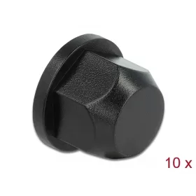   Delock 10 db. természetes színű hatszögletű védősapka M12 csavarmenet kialakítással a belsejében (60248)