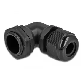   Delock Kábel tömszelence PG16 90  hajlított fekete (60333)