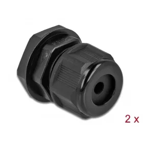   Delock Kábel tömszelence PG13,5 kerek kábelekhez 2 db. Fekete (60363)