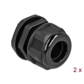   Delock Kábel tömszelence PG21 kerek kábelekhez 2 db. Fekete (60367)